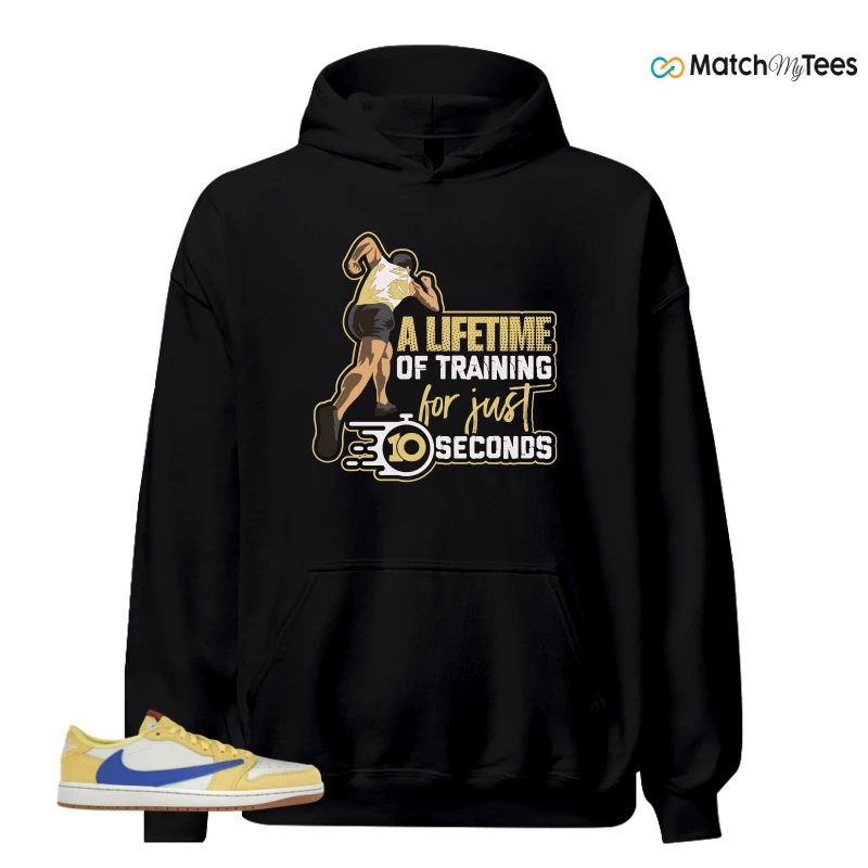 NIKE JORDAN 1 RETRO LOW OG SP TRAVIS SCOTT CANARY (WOMEN'S) SNEAKER Matching Tees hoodie