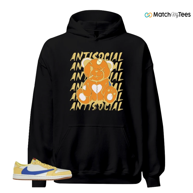 NIKE JORDAN 1 RETRO LOW OG SP TRAVIS SCOTT CANARY (WOMEN'S) SNEAKER Matching Tees hoodie