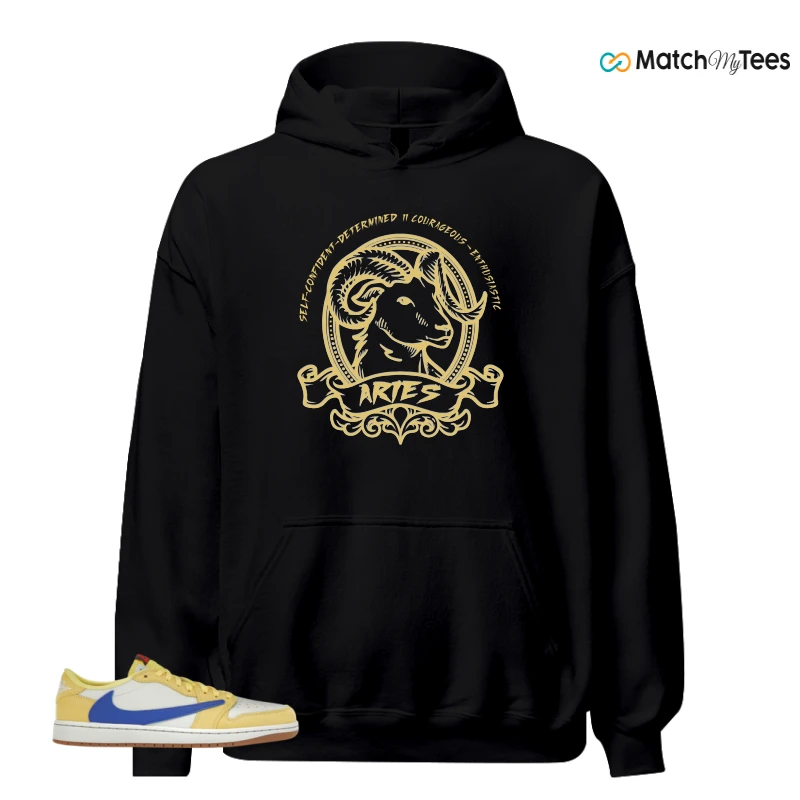 NIKE JORDAN 1 RETRO LOW OG SP TRAVIS SCOTT CANARY (WOMEN'S) SNEAKER Matching Tees hoodie