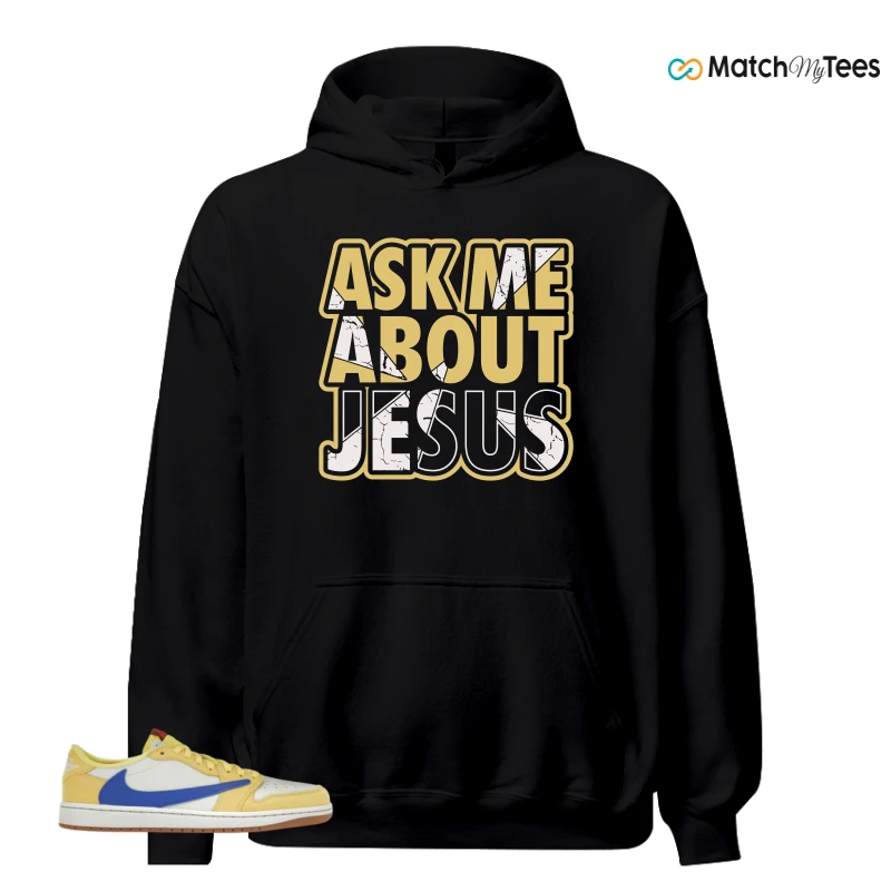 NIKE JORDAN 1 RETRO LOW OG SP TRAVIS SCOTT CANARY (WOMEN'S) SNEAKER Matching Tees hoodie