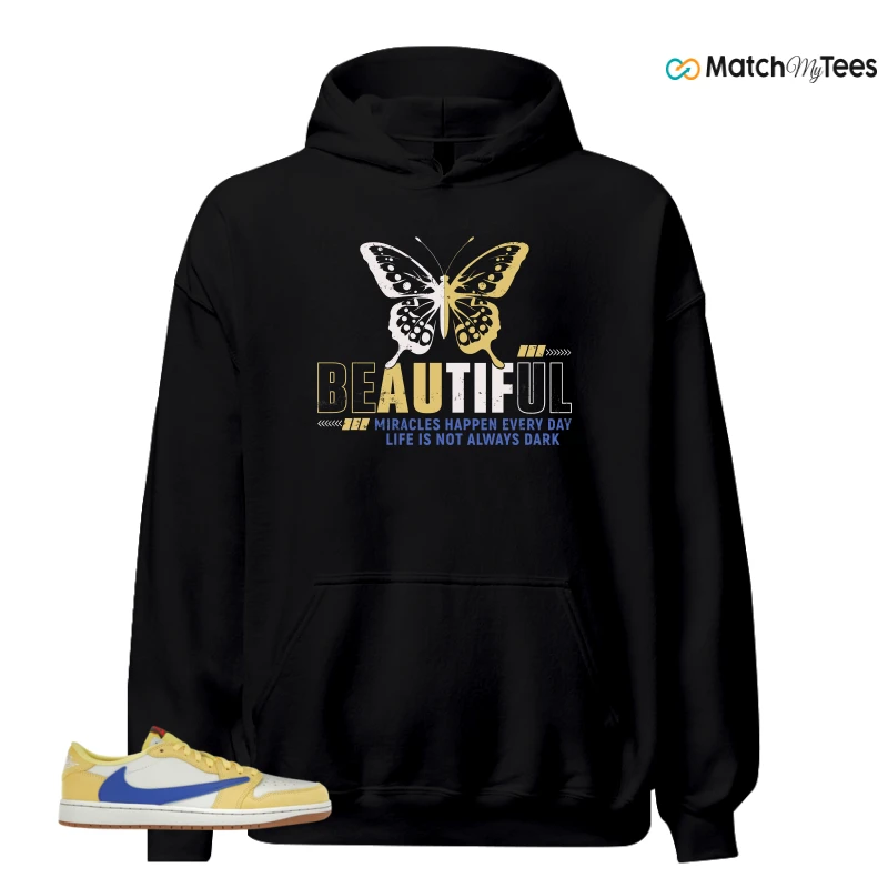 NIKE JORDAN 1 RETRO LOW OG SP TRAVIS SCOTT CANARY (WOMEN'S) SNEAKER Matching Tees hoodie