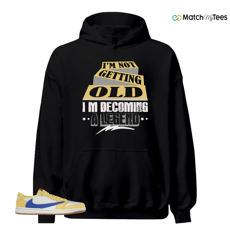 NIKE JORDAN 1 RETRO LOW OG SP TRAVIS SCOTT CANARY (WOMEN'S) SNEAKER Matching Tees hoodie