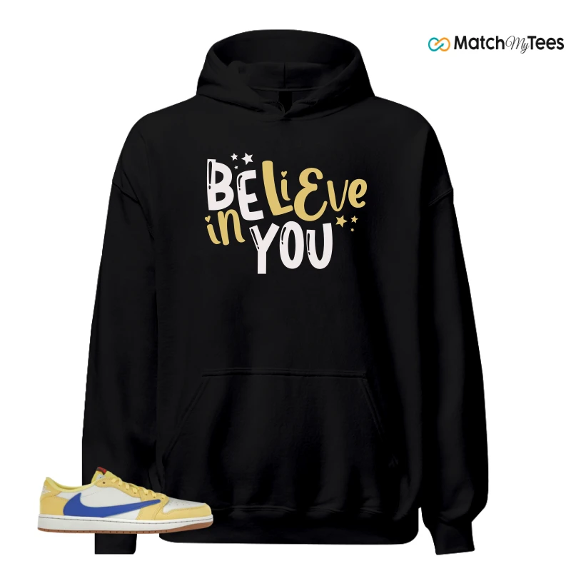 NIKE JORDAN 1 RETRO LOW OG SP TRAVIS SCOTT CANARY (WOMEN'S) SNEAKER Matching Tees hoodie