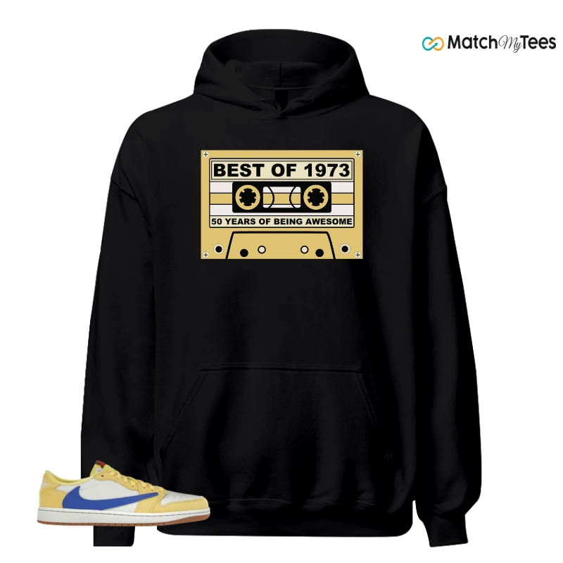 NIKE JORDAN 1 RETRO LOW OG SP TRAVIS SCOTT CANARY (WOMEN'S) SNEAKER Matching Tees hoodie