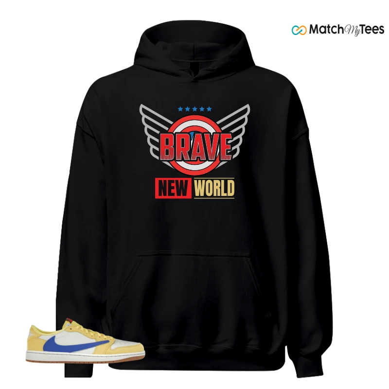 NIKE JORDAN 1 RETRO LOW OG SP TRAVIS SCOTT CANARY (WOMEN'S) SNEAKER Matching Tees hoodie