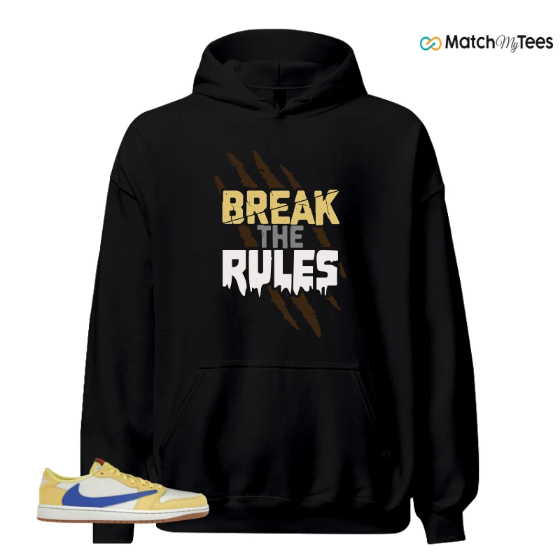 NIKE JORDAN 1 RETRO LOW OG SP TRAVIS SCOTT CANARY (WOMEN'S) SNEAKER Matching Tees hoodie