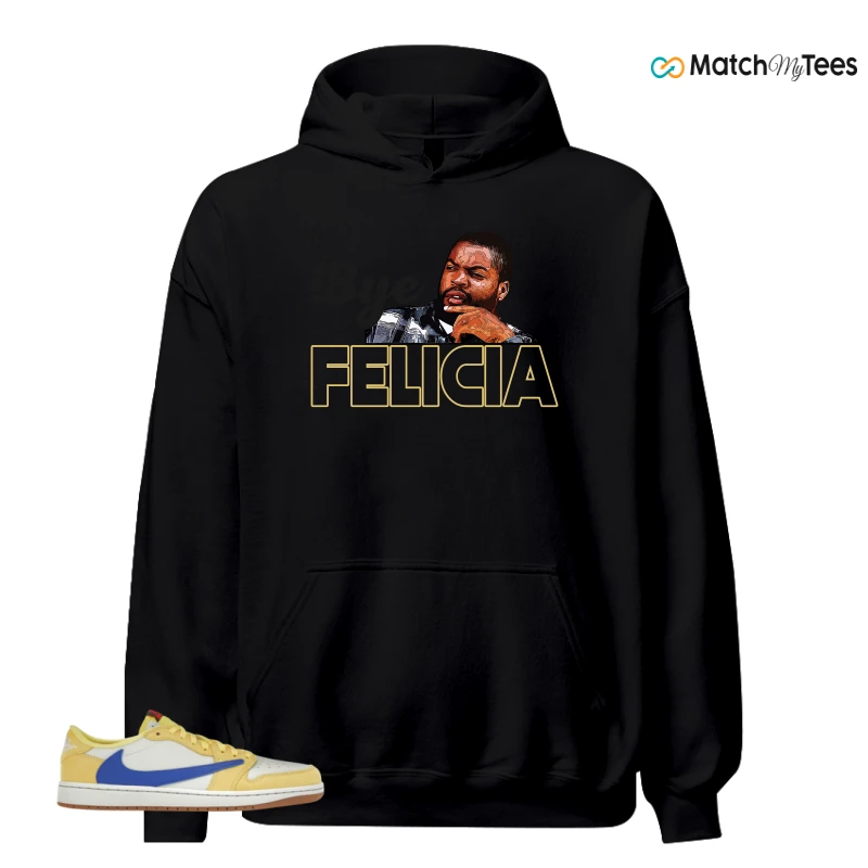 NIKE JORDAN 1 RETRO LOW OG SP TRAVIS SCOTT CANARY (WOMEN'S) SNEAKER Matching Tees hoodie
