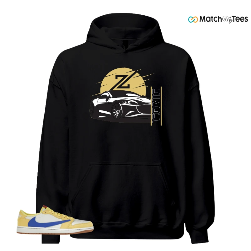 NIKE JORDAN 1 RETRO LOW OG SP TRAVIS SCOTT CANARY (WOMEN'S) SNEAKER Matching Tees hoodie