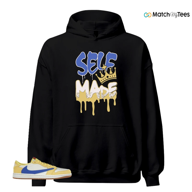 NIKE JORDAN 1 RETRO LOW OG SP TRAVIS SCOTT CANARY (WOMEN'S) SNEAKER Matching Tees hoodie
