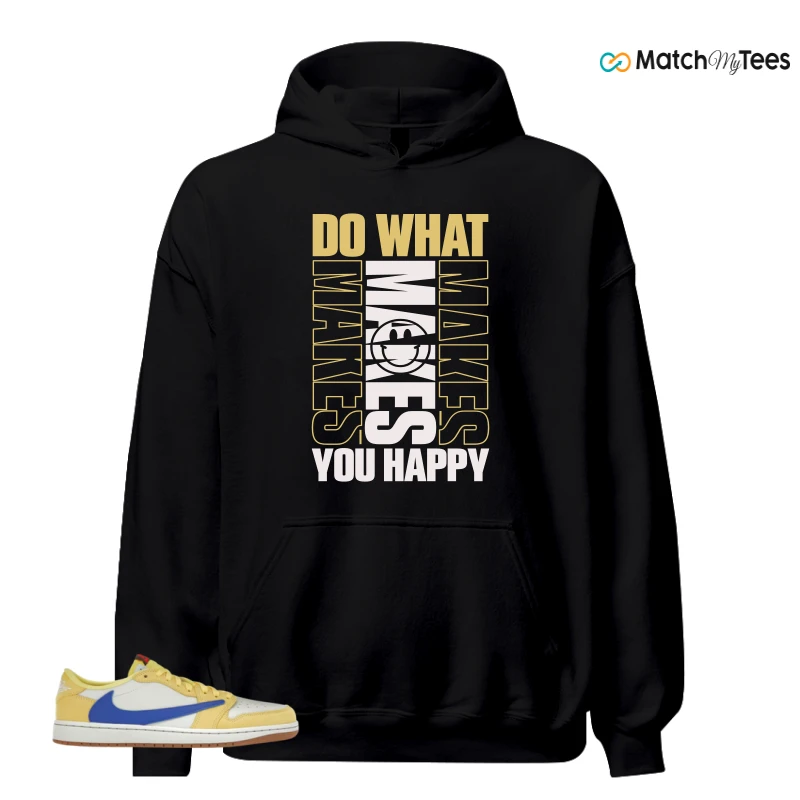 NIKE JORDAN 1 RETRO LOW OG SP TRAVIS SCOTT CANARY (WOMEN'S) SNEAKER Matching Tees hoodie