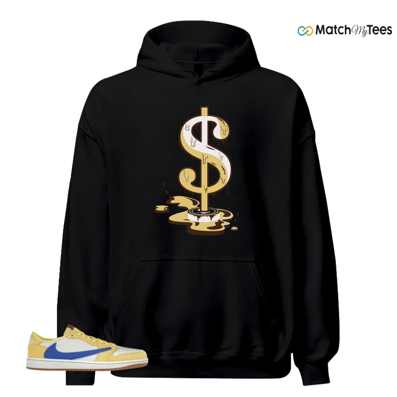 NIKE JORDAN 1 RETRO LOW OG SP TRAVIS SCOTT CANARY (WOMEN'S) SNEAKER Matching Tees hoodie