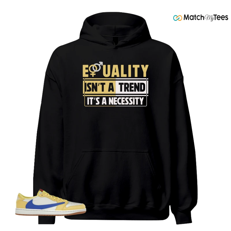 NIKE JORDAN 1 RETRO LOW OG SP TRAVIS SCOTT CANARY (WOMEN'S) SNEAKER Matching Tees hoodie