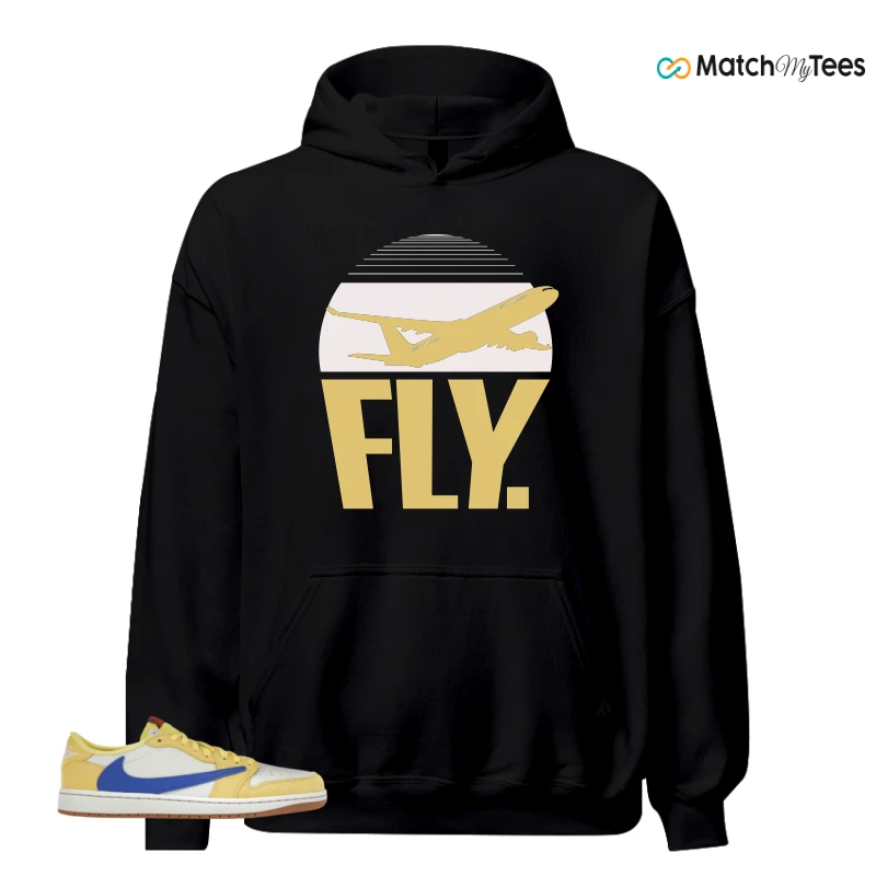 NIKE JORDAN 1 RETRO LOW OG SP TRAVIS SCOTT CANARY (WOMEN'S) SNEAKER Matching Tees hoodie