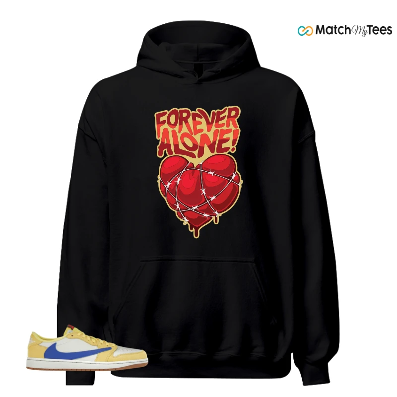 NIKE JORDAN 1 RETRO LOW OG SP TRAVIS SCOTT CANARY (WOMEN'S) SNEAKER Matching Tees hoodie