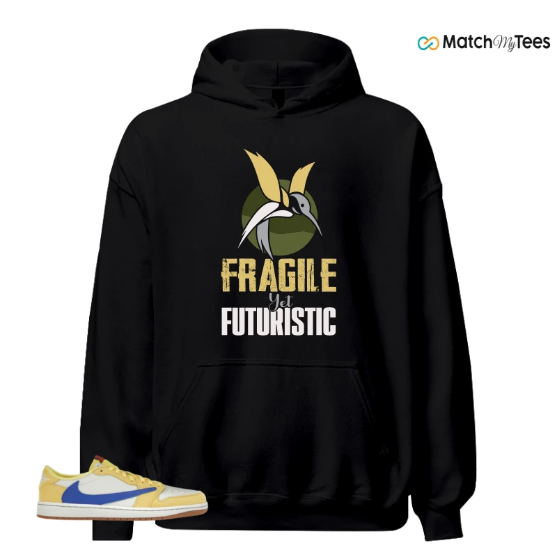 NIKE JORDAN 1 RETRO LOW OG SP TRAVIS SCOTT CANARY (WOMEN'S) SNEAKER Matching Tees hoodie