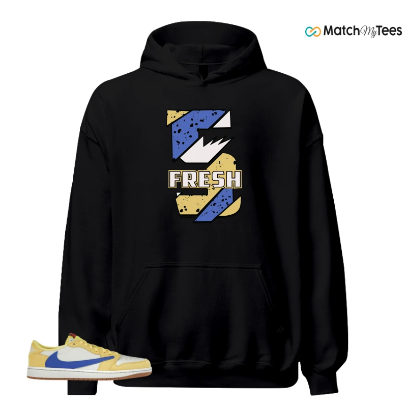 NIKE JORDAN 1 RETRO LOW OG SP TRAVIS SCOTT CANARY (WOMEN'S) SNEAKER Matching Tees hoodie