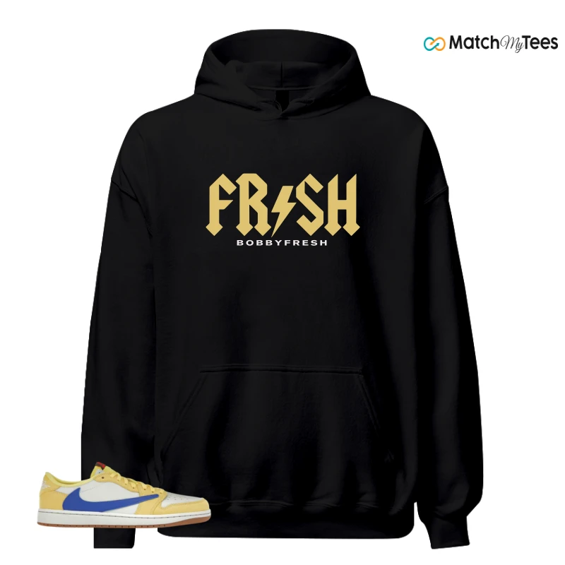 NIKE JORDAN 1 RETRO LOW OG SP TRAVIS SCOTT CANARY (WOMEN'S) SNEAKER Matching Tees hoodie