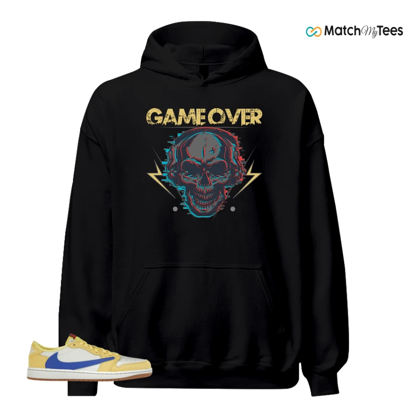 NIKE JORDAN 1 RETRO LOW OG SP TRAVIS SCOTT CANARY (WOMEN'S) SNEAKER Matching Tees hoodie