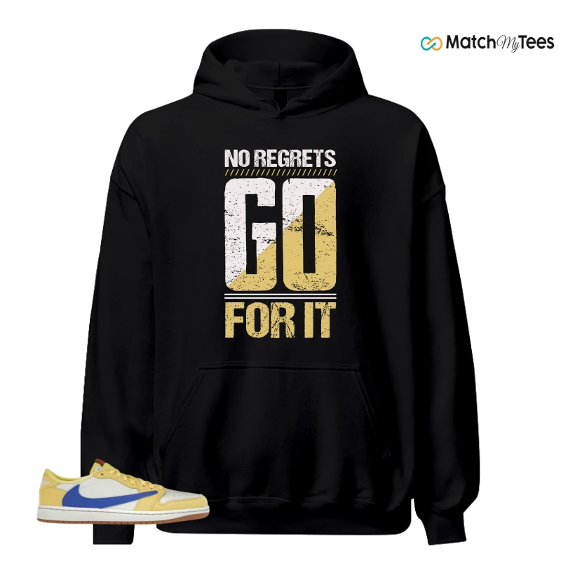 NIKE JORDAN 1 RETRO LOW OG SP TRAVIS SCOTT CANARY (WOMEN'S) SNEAKER Matching Tees hoodie