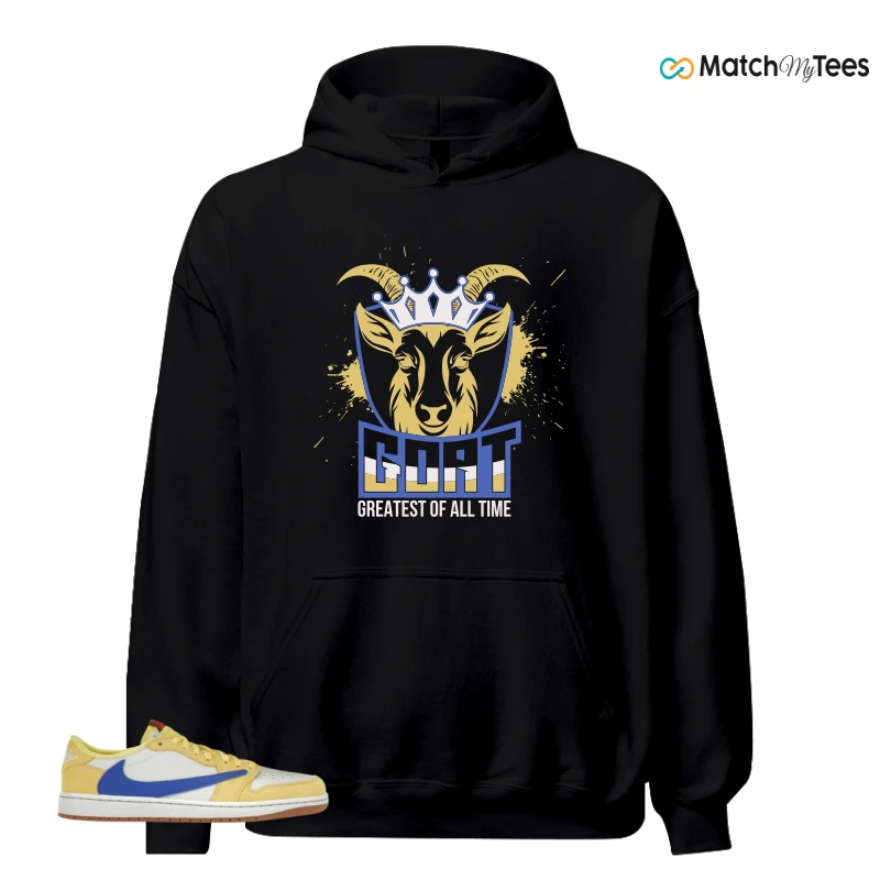 NIKE JORDAN 1 RETRO LOW OG SP TRAVIS SCOTT CANARY (WOMEN'S) SNEAKER Matching Tees hoodie