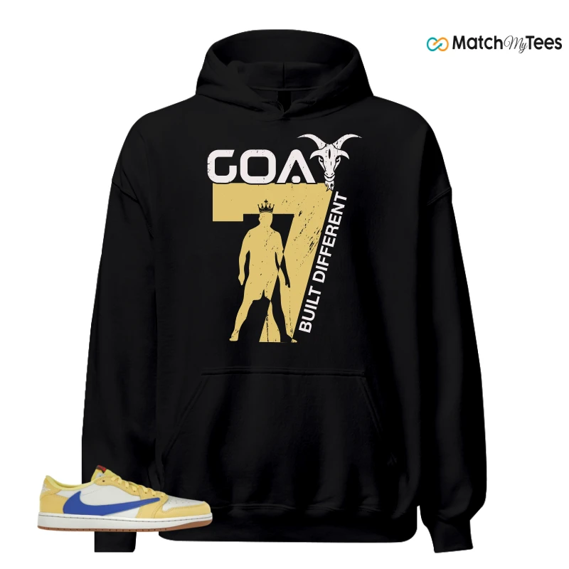 NIKE JORDAN 1 RETRO LOW OG SP TRAVIS SCOTT CANARY (WOMEN'S) SNEAKER Matching Tees hoodie