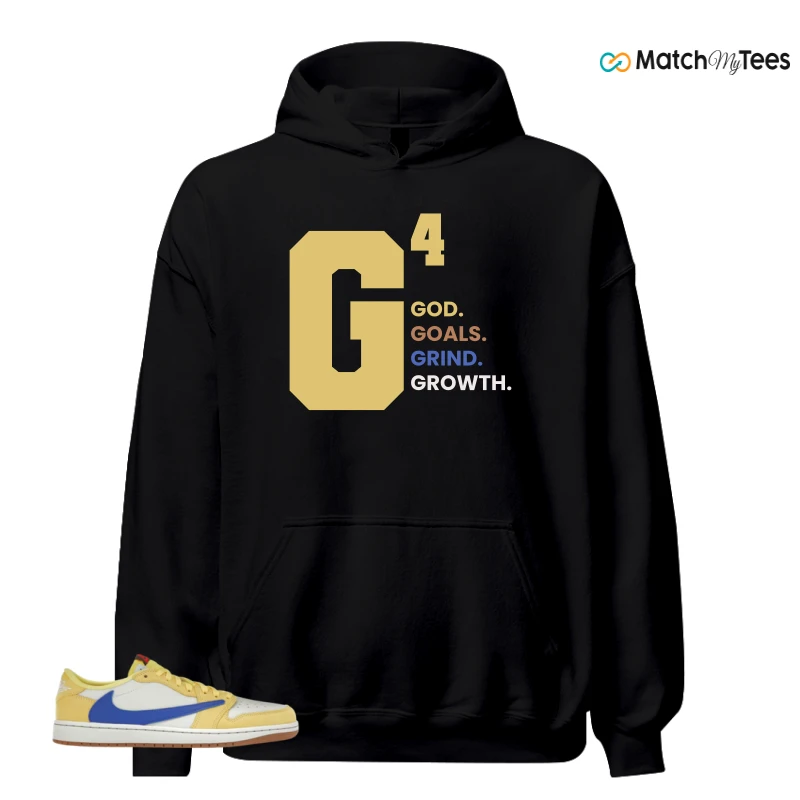 NIKE JORDAN 1 RETRO LOW OG SP TRAVIS SCOTT CANARY (WOMEN'S) SNEAKER Matching Tees hoodie
