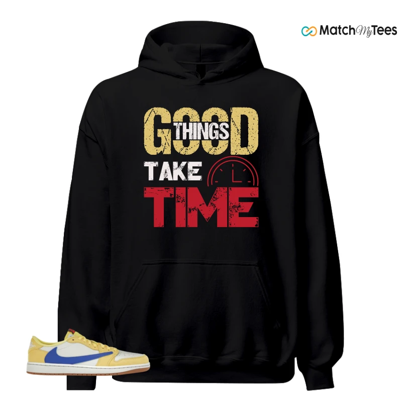 NIKE JORDAN 1 RETRO LOW OG SP TRAVIS SCOTT CANARY (WOMEN'S) SNEAKER Matching Tees hoodie