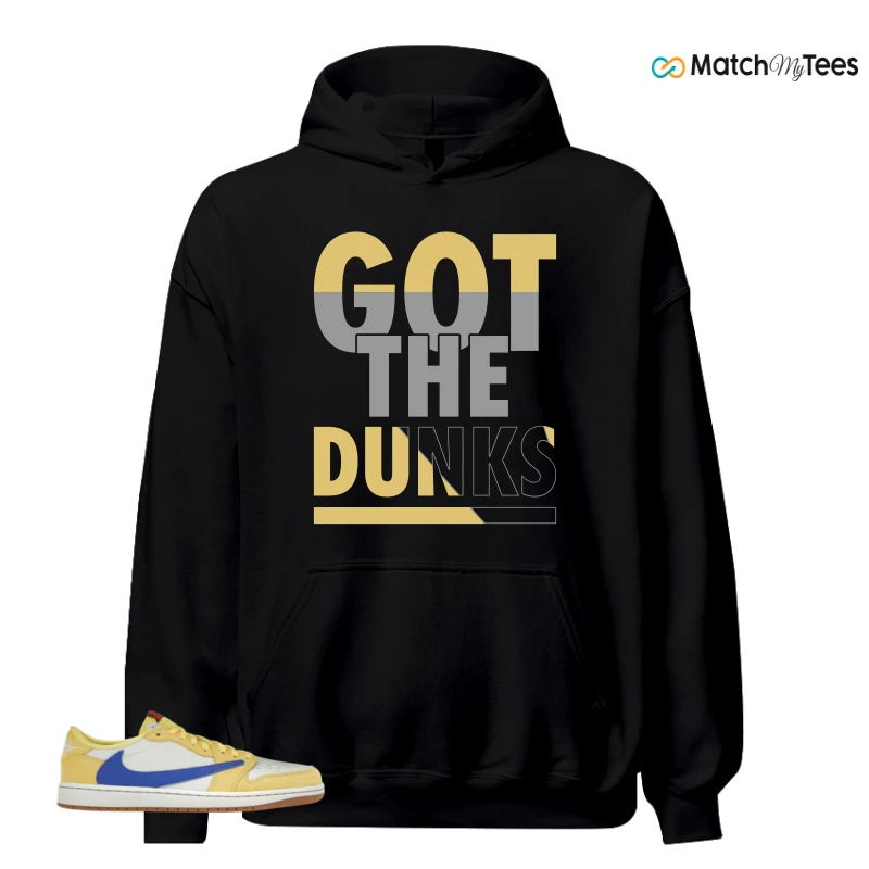 NIKE JORDAN 1 RETRO LOW OG SP TRAVIS SCOTT CANARY (WOMEN'S) SNEAKER Matching Tees hoodie