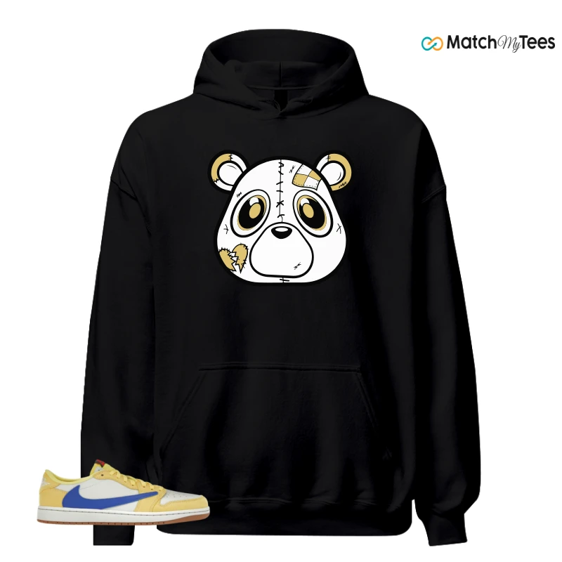 NIKE JORDAN 1 RETRO LOW OG SP TRAVIS SCOTT CANARY (WOMEN'S) SNEAKER Matching Tees hoodie