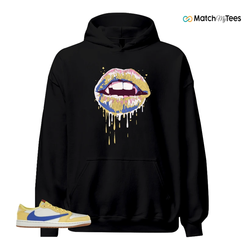 NIKE JORDAN 1 RETRO LOW OG SP TRAVIS SCOTT CANARY (WOMEN'S) SNEAKER Matching Tees hoodie