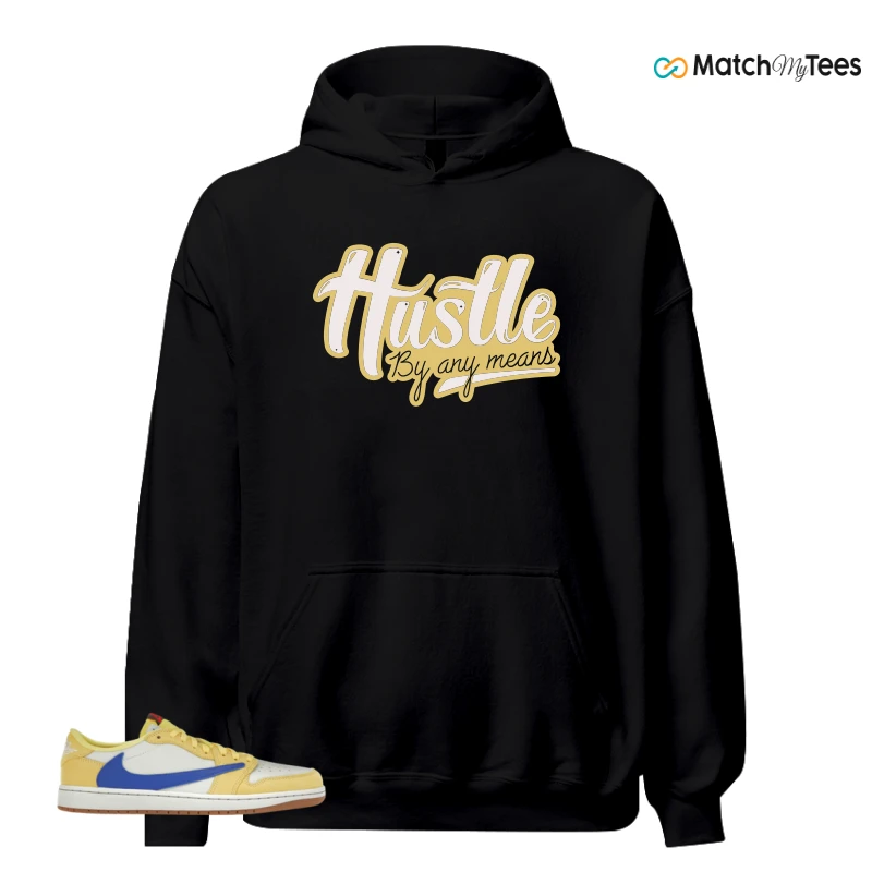 NIKE JORDAN 1 RETRO LOW OG SP TRAVIS SCOTT CANARY (WOMEN'S) SNEAKER Matching Tees hoodie