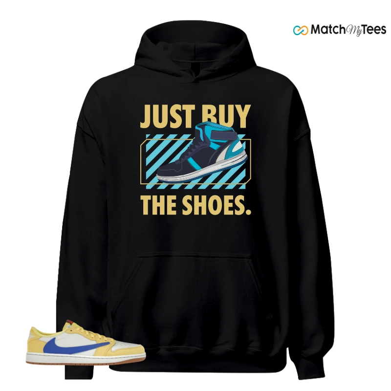 NIKE JORDAN 1 RETRO LOW OG SP TRAVIS SCOTT CANARY (WOMEN'S) SNEAKER Matching Tees hoodie