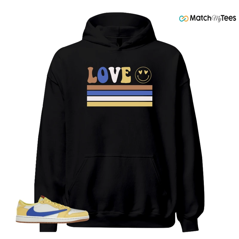 NIKE JORDAN 1 RETRO LOW OG SP TRAVIS SCOTT CANARY (WOMEN'S) SNEAKER Matching Tees hoodie