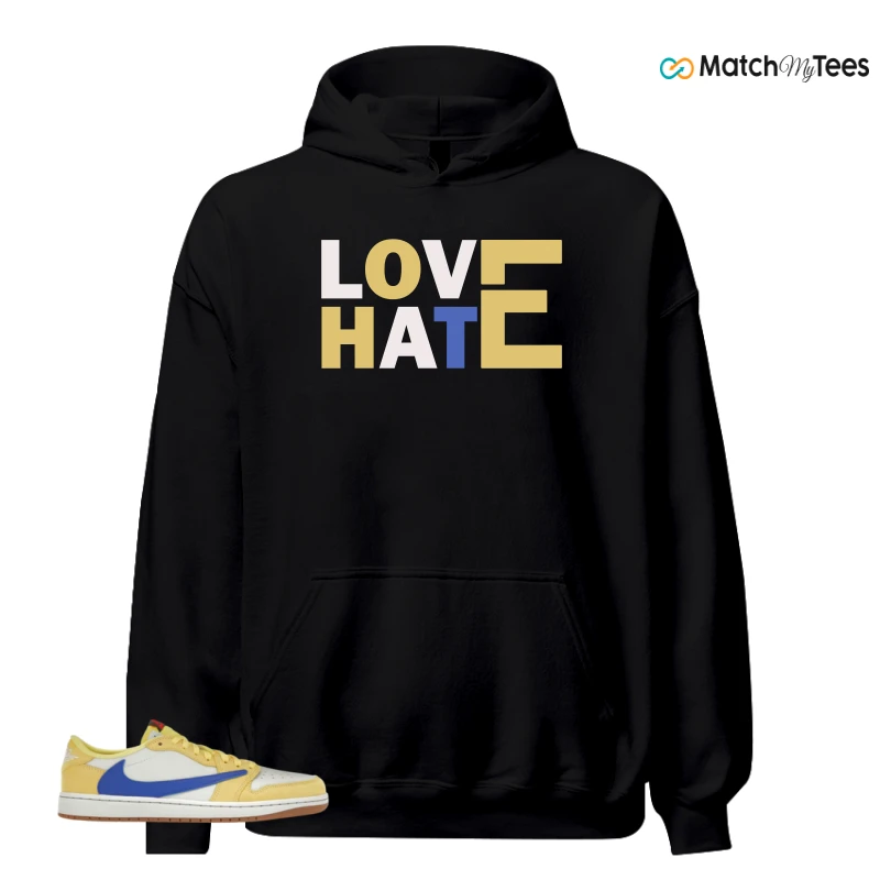 NIKE JORDAN 1 RETRO LOW OG SP TRAVIS SCOTT CANARY (WOMEN'S) SNEAKER Matching Tees hoodie
