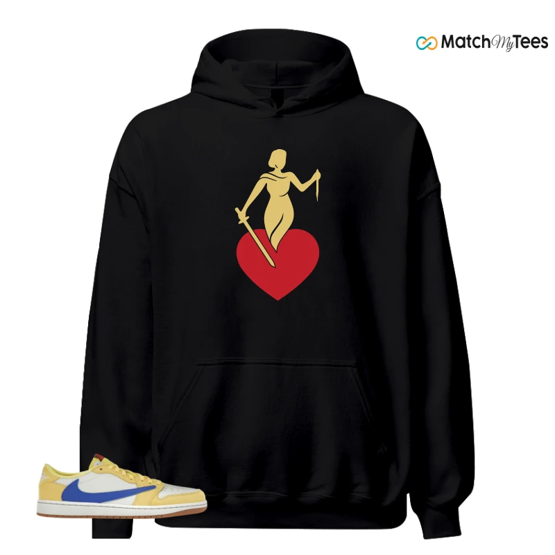 NIKE JORDAN 1 RETRO LOW OG SP TRAVIS SCOTT CANARY (WOMEN'S) SNEAKER Matching Tees hoodie