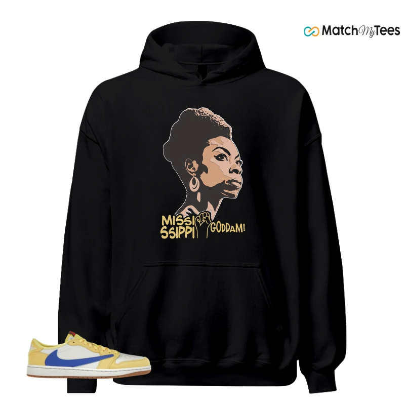 NIKE JORDAN 1 RETRO LOW OG SP TRAVIS SCOTT CANARY (WOMEN'S) SNEAKER Matching Tees hoodie