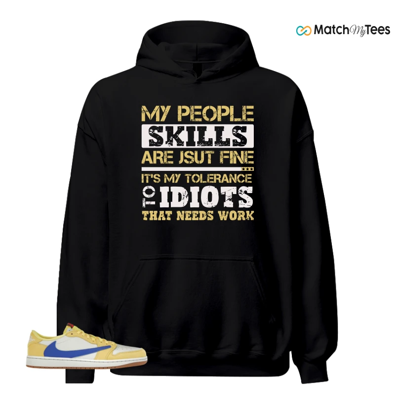 NIKE JORDAN 1 RETRO LOW OG SP TRAVIS SCOTT CANARY (WOMEN'S) SNEAKER Matching Tees hoodie