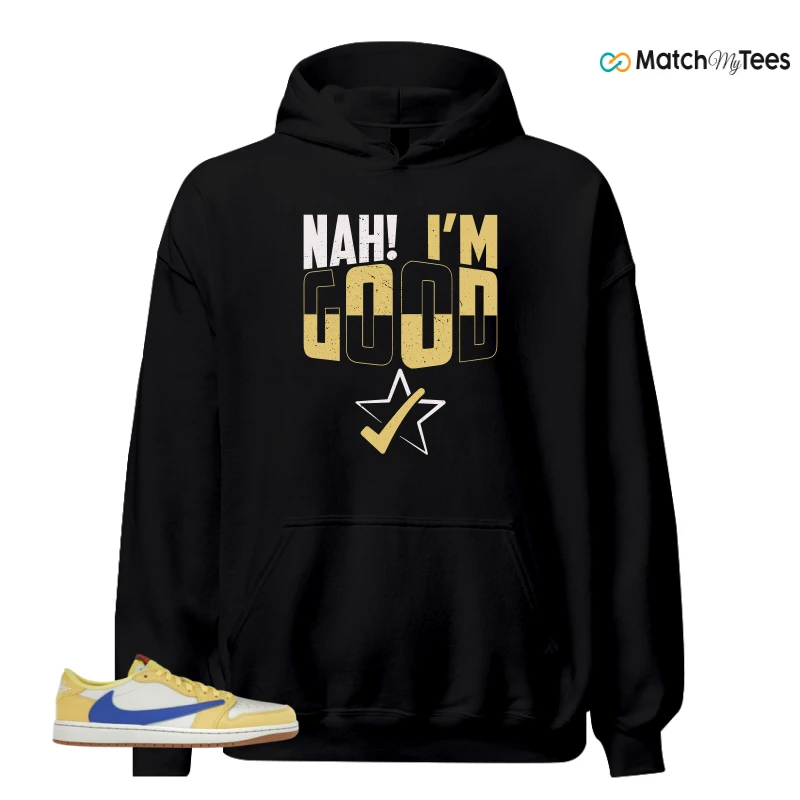 NIKE JORDAN 1 RETRO LOW OG SP TRAVIS SCOTT CANARY (WOMEN'S) SNEAKER Matching Tees hoodie