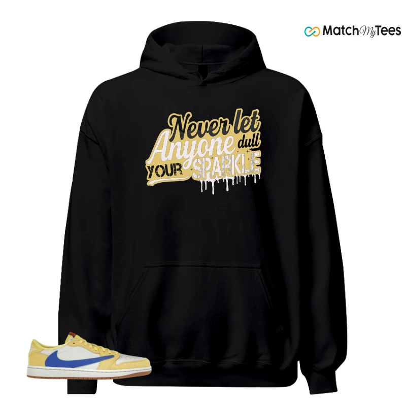 NIKE JORDAN 1 RETRO LOW OG SP TRAVIS SCOTT CANARY (WOMEN'S) SNEAKER Matching Tees hoodie