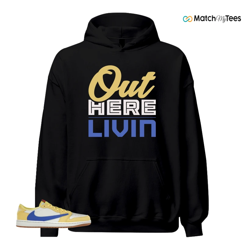 NIKE JORDAN 1 RETRO LOW OG SP TRAVIS SCOTT CANARY (WOMEN'S) SNEAKER Matching Tees hoodie