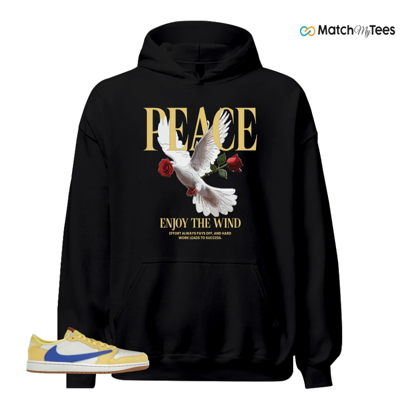 NIKE JORDAN 1 RETRO LOW OG SP TRAVIS SCOTT CANARY (WOMEN'S) SNEAKER Matching Tees hoodie