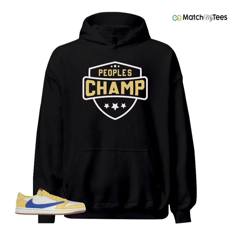 NIKE JORDAN 1 RETRO LOW OG SP TRAVIS SCOTT CANARY (WOMEN'S) SNEAKER Matching Tees hoodie
