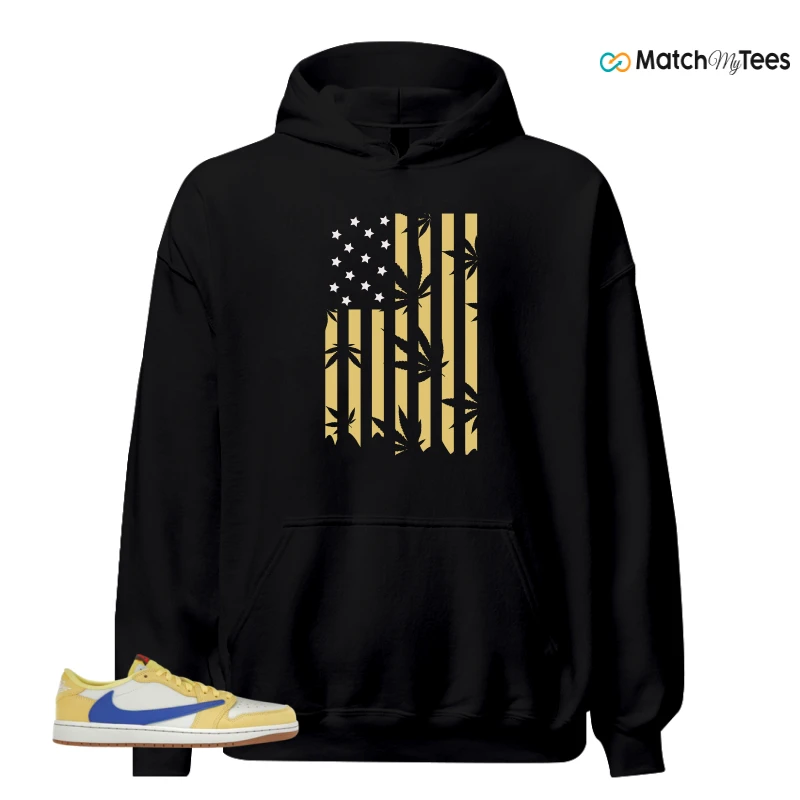 NIKE JORDAN 1 RETRO LOW OG SP TRAVIS SCOTT CANARY (WOMEN'S) SNEAKER Matching Tees hoodie