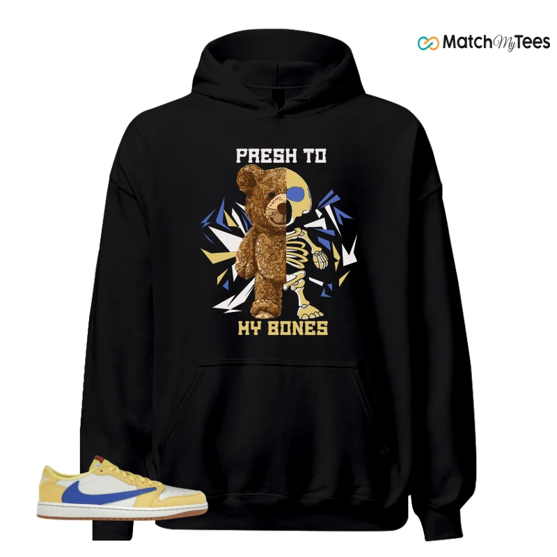 NIKE JORDAN 1 RETRO LOW OG SP TRAVIS SCOTT CANARY (WOMEN'S) SNEAKER Matching Tees hoodie
