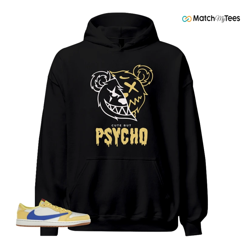 NIKE JORDAN 1 RETRO LOW OG SP TRAVIS SCOTT CANARY (WOMEN'S) SNEAKER Matching Tees hoodie