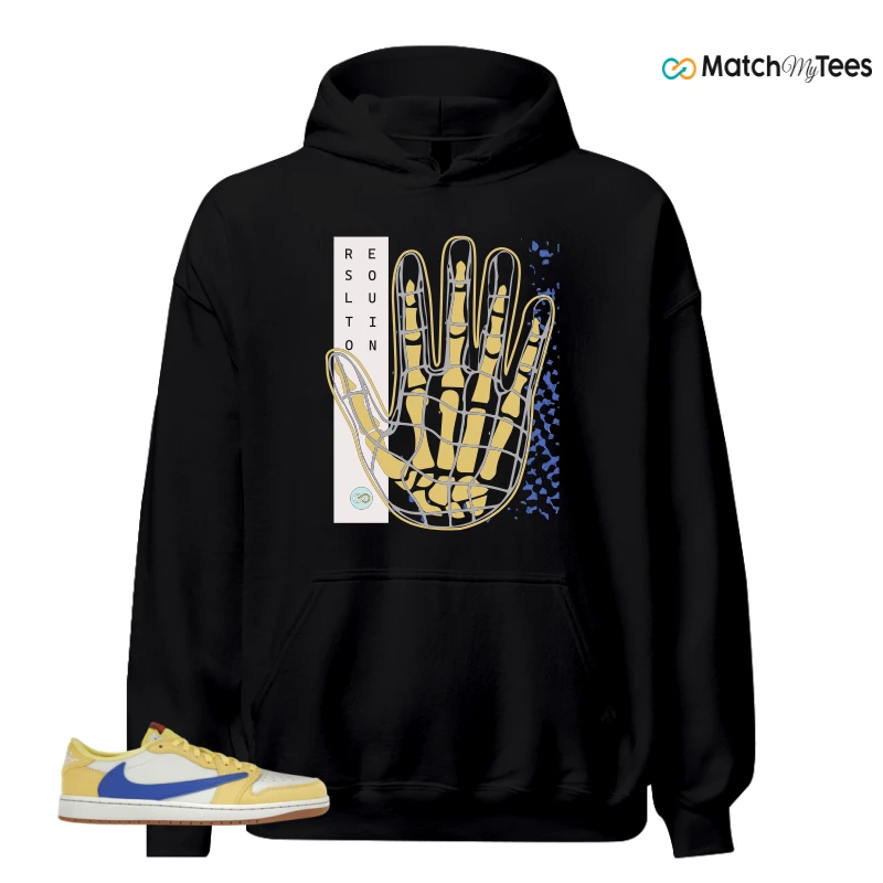 NIKE JORDAN 1 RETRO LOW OG SP TRAVIS SCOTT CANARY (WOMEN'S) SNEAKER Matching Tees hoodie