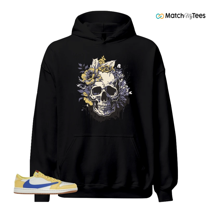 NIKE JORDAN 1 RETRO LOW OG SP TRAVIS SCOTT CANARY (WOMEN'S) SNEAKER Matching Tees hoodie