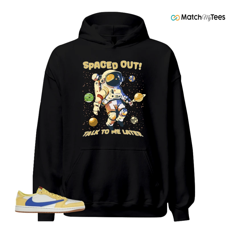 NIKE JORDAN 1 RETRO LOW OG SP TRAVIS SCOTT CANARY (WOMEN'S) SNEAKER Matching Tees hoodie