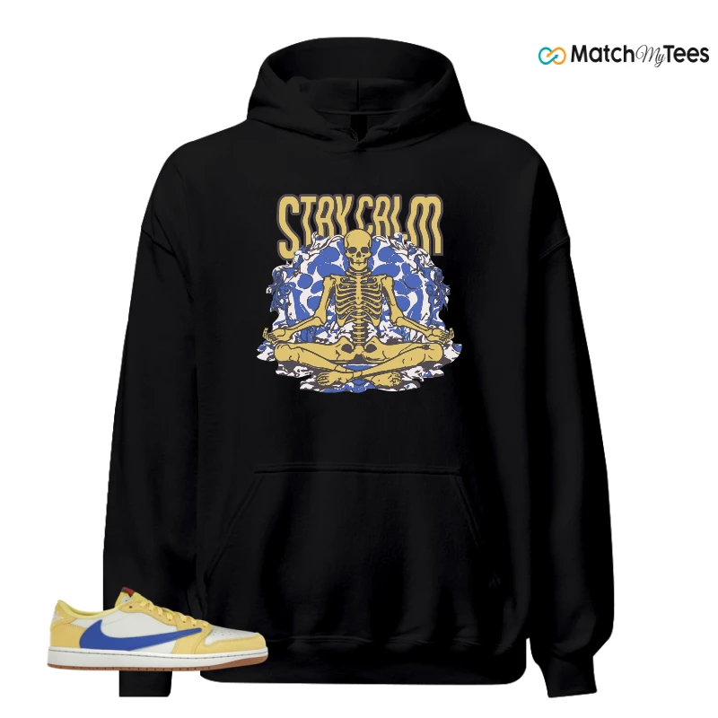 NIKE JORDAN 1 RETRO LOW OG SP TRAVIS SCOTT CANARY (WOMEN'S) SNEAKER Matching Tees hoodie