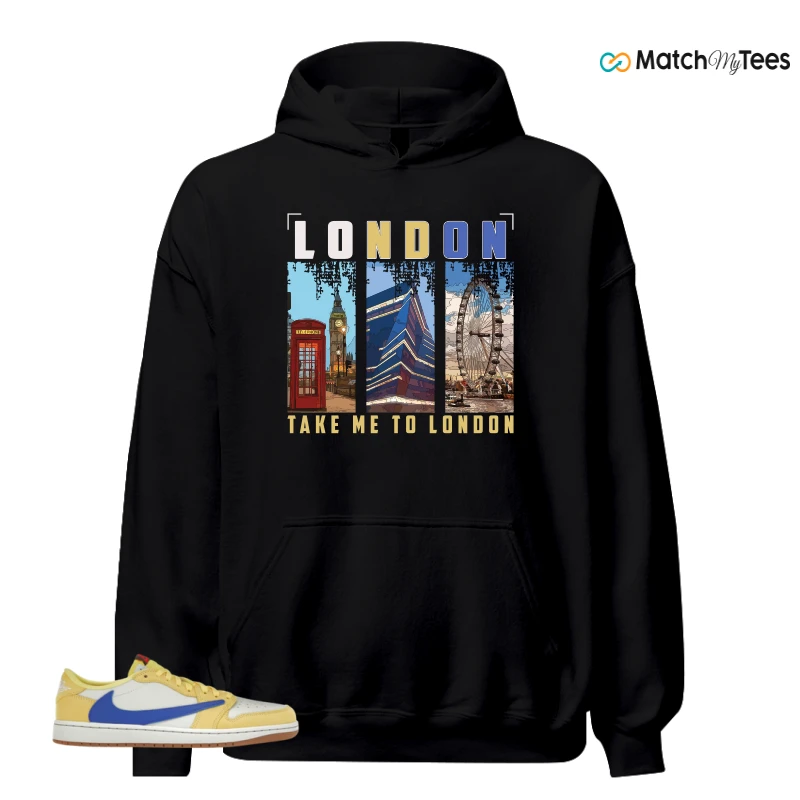 NIKE JORDAN 1 RETRO LOW OG SP TRAVIS SCOTT CANARY (WOMEN'S) SNEAKER Matching Tees hoodie